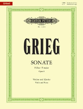 GRIEG, Edvard (1843-1907) Sonata No. 1 in F Major, Op.8 for Violin and Piano
