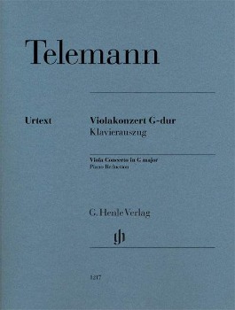 TELEMANN, Georg Philipp (1681-1767) Concerto in G major for Viola and Piano