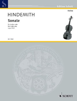 HINDEMITH, Paul (1895-1963) Sonata, Op. 31/2 for Violin and Piano