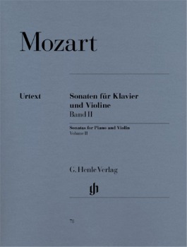 MOZART, Wolfgang Amadeus (1756-1791) Sonatas for Violin and Piano Volume 2